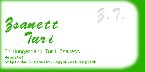 zsanett turi business card